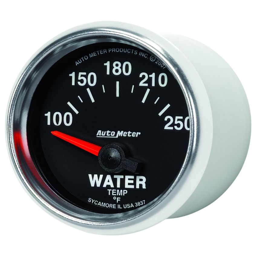 AutoMeter 3837 GAUGE, WATER TEMP, 2 1/16