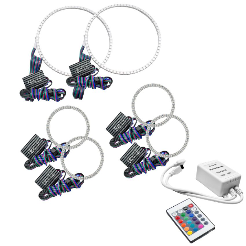 Oracle Lighting 3564-504 ColorSHIFT(tm) Triple Halo Kit, ColorSHIFT(tm) - Simple