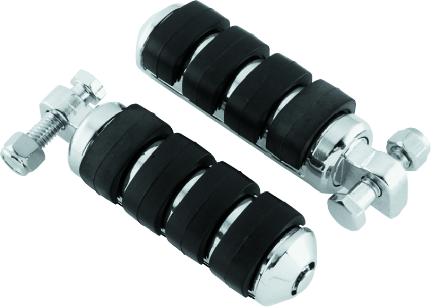Kuryakyn 8000 ISO Peg Small With Male Adapter Chrome (Pair)