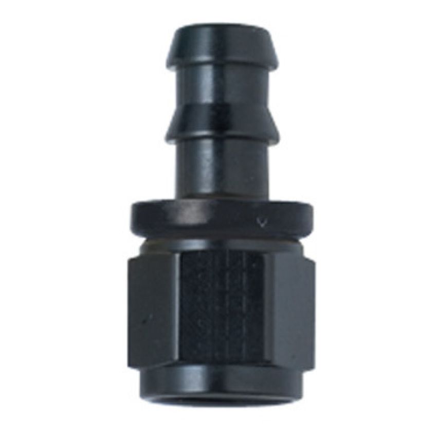 FRAGOLA FRG200120-BL Hose Fitting #20 Str Push Lock Black