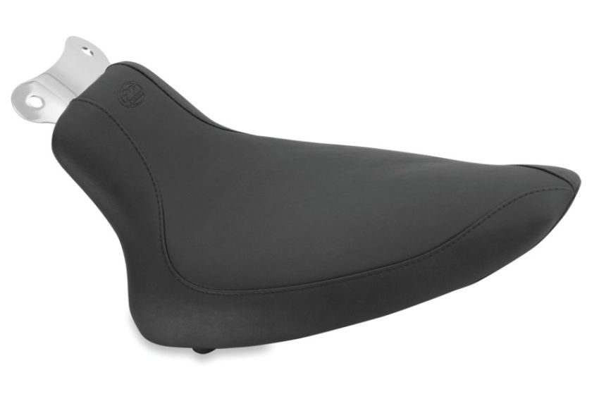 Mustang Motorcycle 76884 Mustang 00-15 Harley Softail Standard Rear Tire Runaround Solo Seat - Black