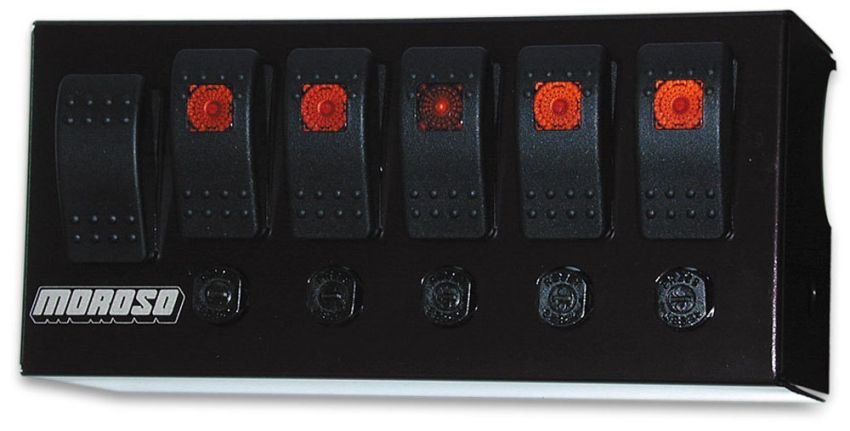 MOROSO MOR74190 Rocker Switch Panel - Cage Mount