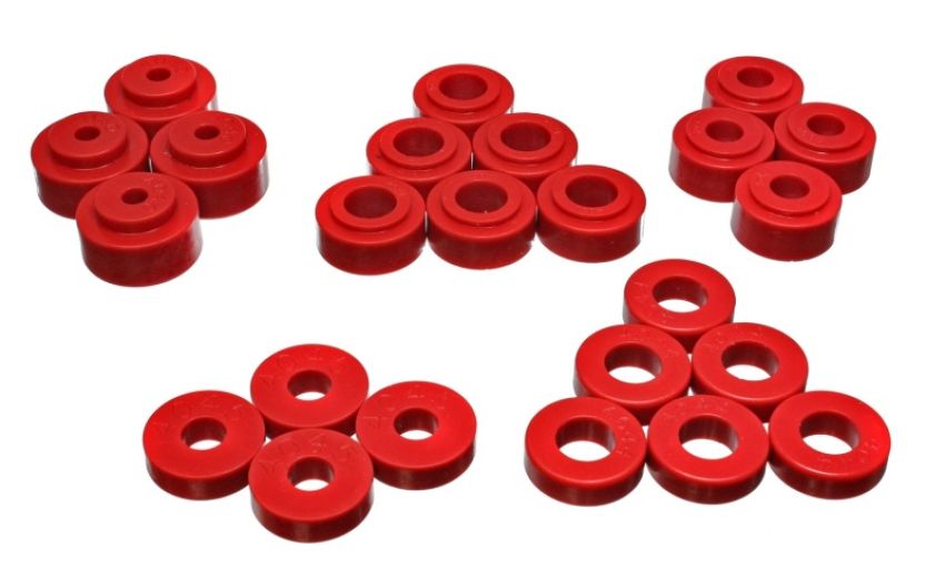 Energy Suspension 3.4113R Gm Body Mount Set - Red
