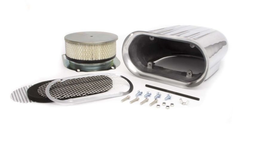 RACING POWER CO-PACKAGED RPCR5246 Finned Alum Scoop Polish w/Element