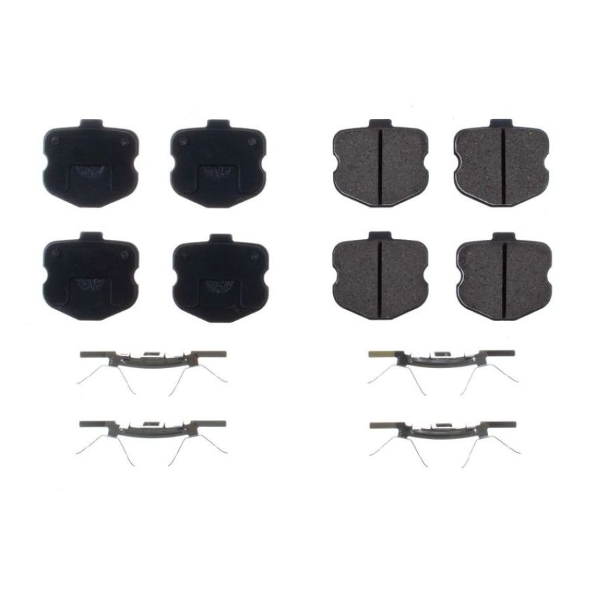 PowerStop 17-1185R PowerStop - Z17 Low-Dust Ceramic Brake Pads with Hardware