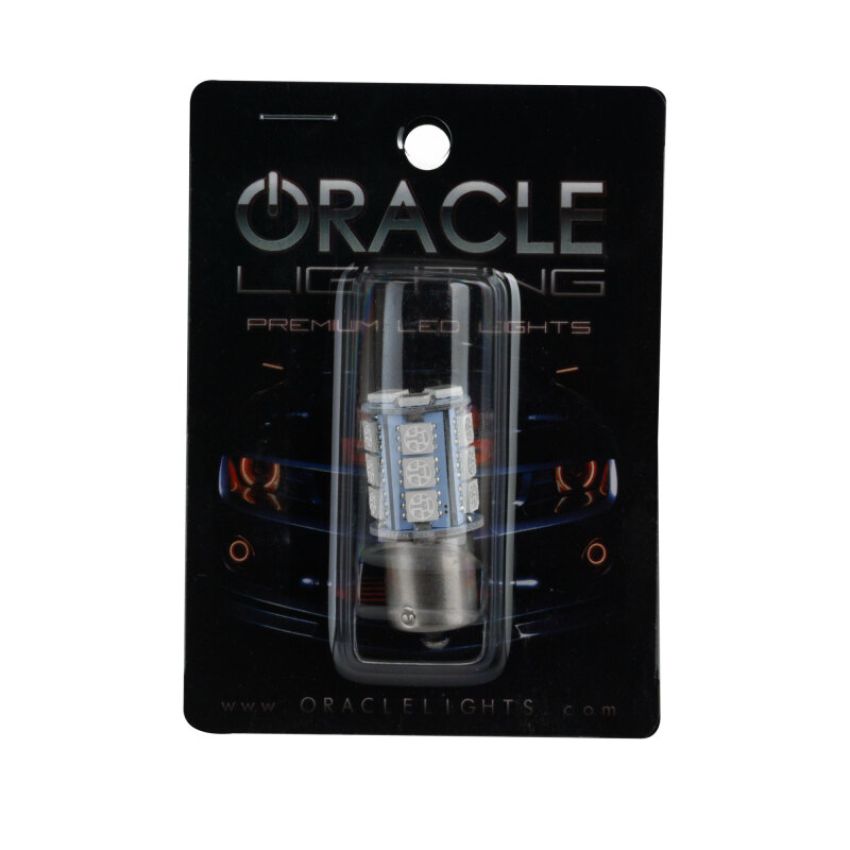 Oracle Lighting 5105-005 1156 18 LED 3-Chip SMD Bulb, Amber, Single