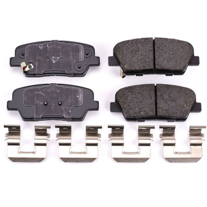 PowerStop 17-1387 PowerStop - Z17 Low-Dust Ceramic Brake Pads with Hardware