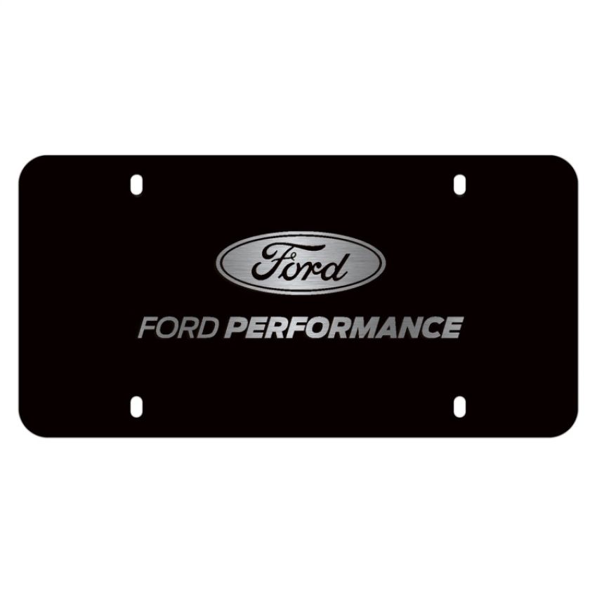 Ford Racing M-1828-LB Ford Performance Black Stainless Steel Marque Plate