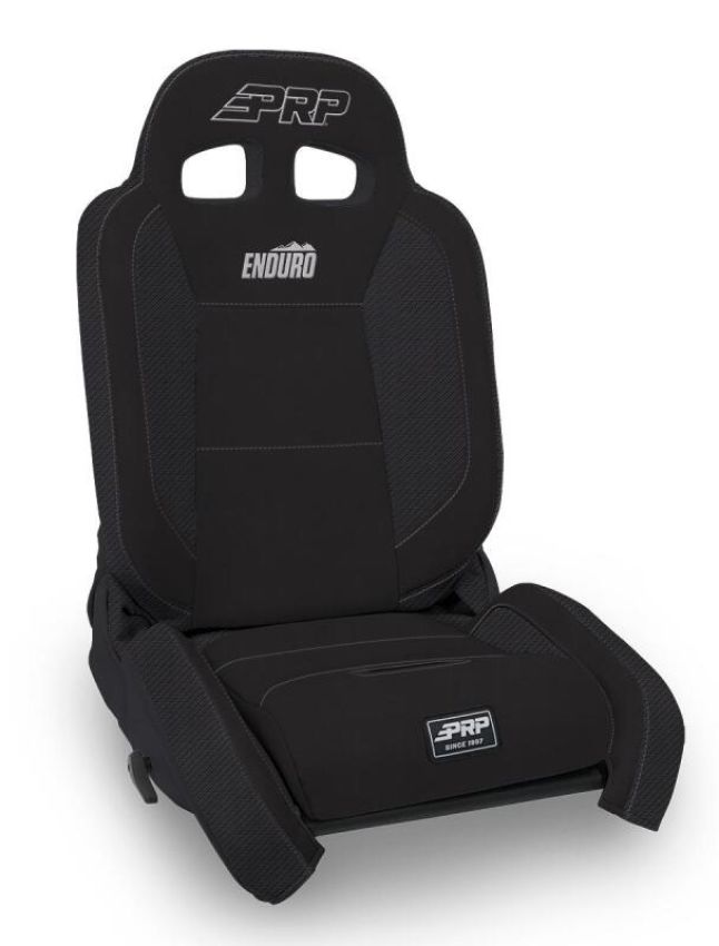 PRP Seats A8801045-241 PRP EnduroTrail Reclining Suspension Seat - Black Suede - Passenger