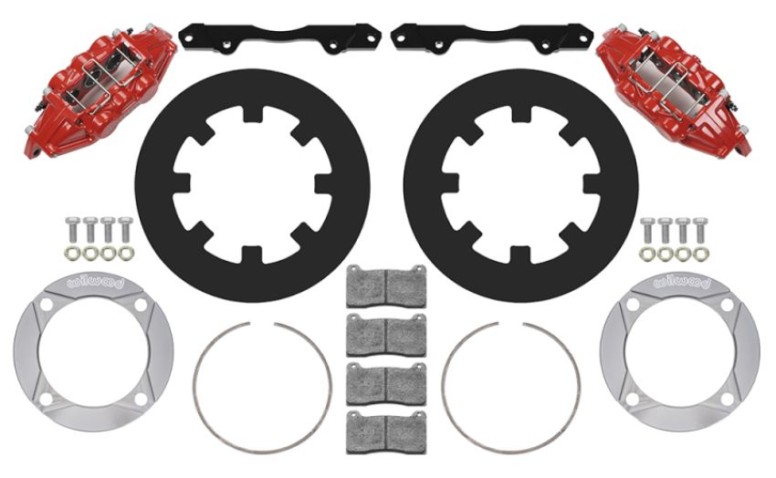 Wilwood 140-16632-R 2014+ Polaris RZR XP 1000 Front Kit 11.25in - Red