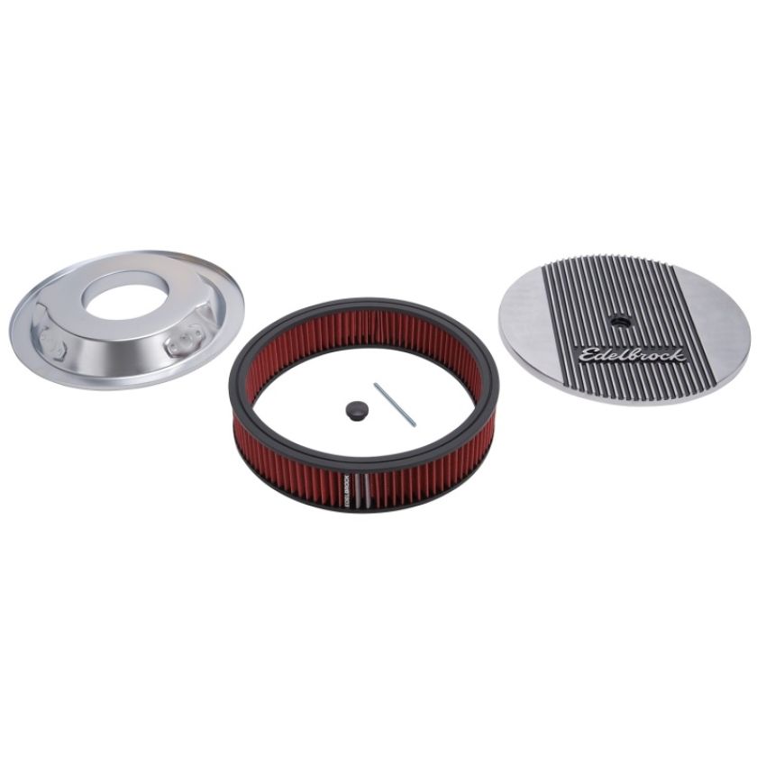 EDELBROCK EDE4266 Air Cleaner Kit Elite II Series 14in x 3in