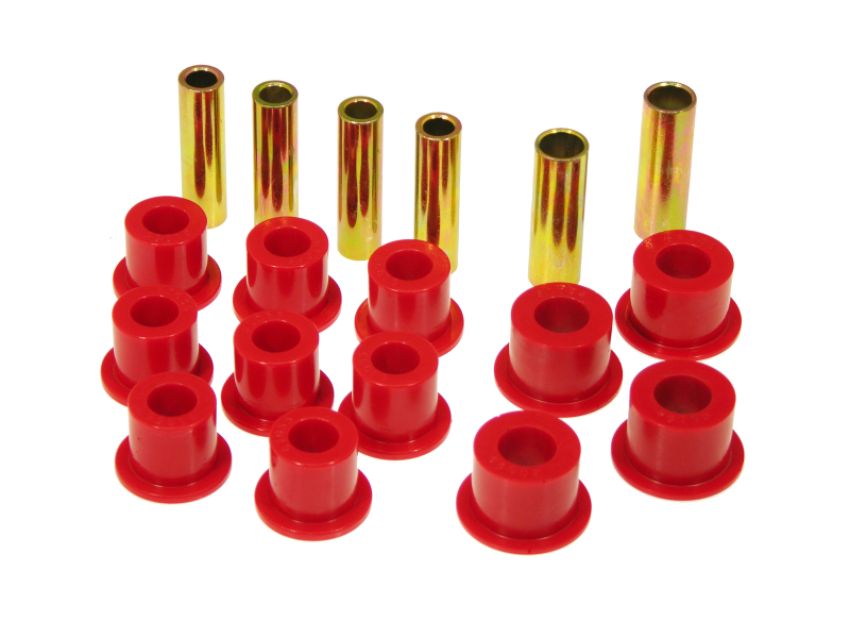 Prothane 14-1002 86.5-97 Nissan Hardbody 4wd Spring & Shackle Bushings - Red