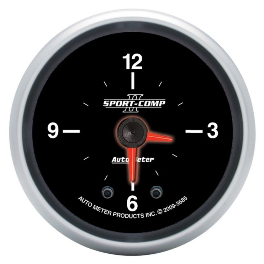 AutoMeter 3685 GAUGE, CLOCK, 2 1/16