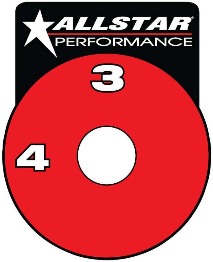 ALLSTAR PERFORMANCE ALL48011 RF Brake Shut-Off Valve Decal
