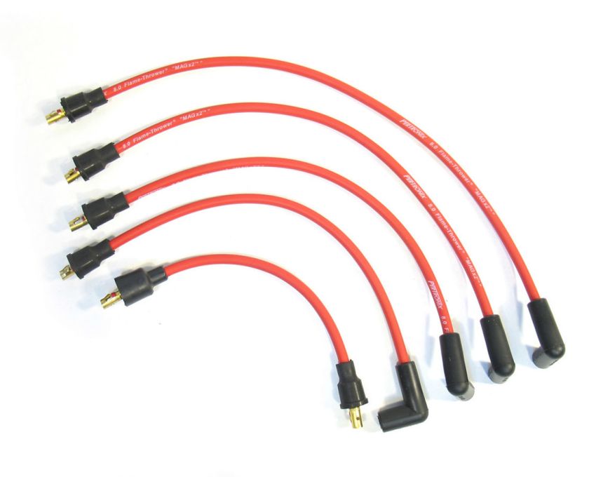 PERTRONIX IGNITION PRT804412 8mm Spark Plug Wire Set Austin/MG 4-Cylinder Red