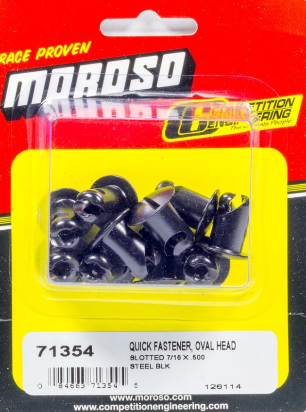 MOROSO MOR71354 Oval Head Quick Fastener 7/16 x .500