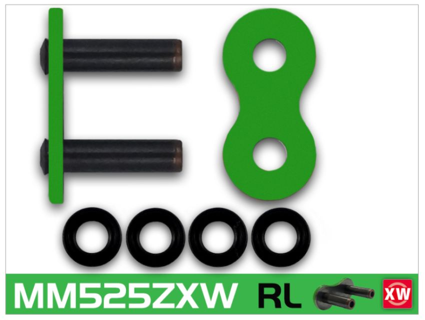 RK Chain MM525ZXW-RL MM525ZXW-RIVET - Green