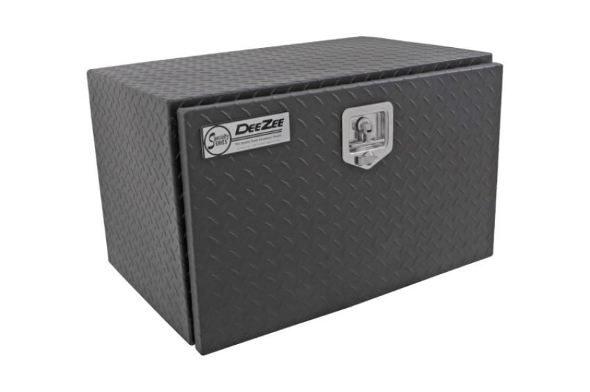 Dee Zee DZ74TB Deezee Universal Tool Box - Specialty Underbed Black BT Alum 30X20X18 (Txt Blk)