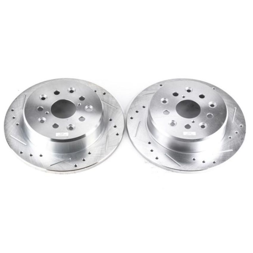 PowerStop JBR739XPR PowerStop Evolution Performance Drilled, Slotted & Plated Brake Rotor Pair