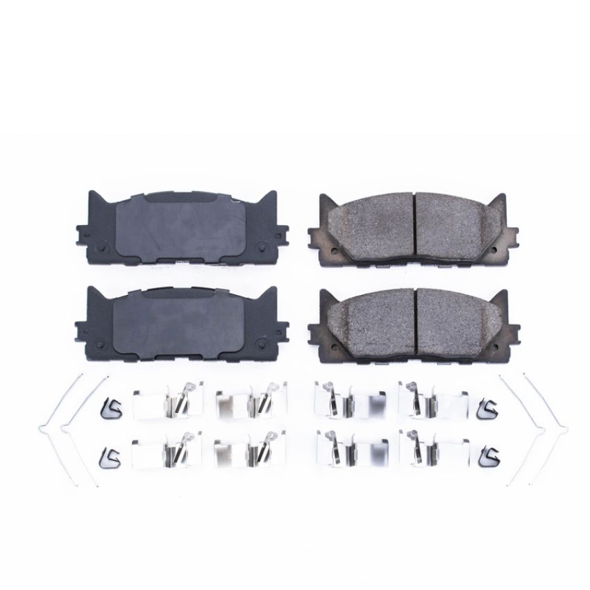 PowerStop 17-1293 PowerStop - Z17 Low-Dust Ceramic Brake Pads with Hardware