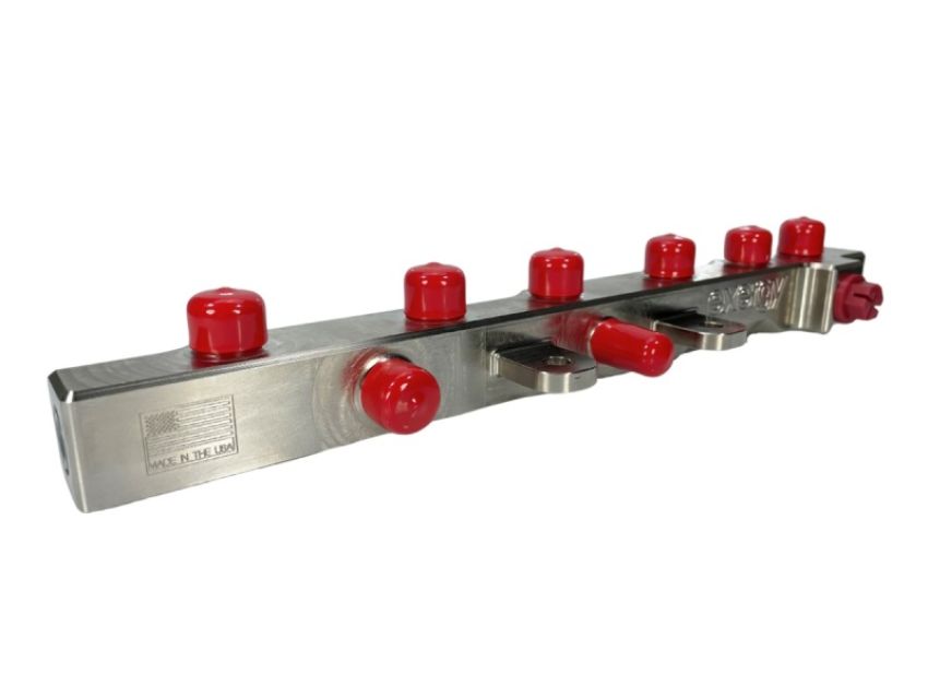 Exergy E06 20360 07.5-12 Dodge Cummins 6.7L Billet Dual Feed Fuel Rail w/o Sensor & PRV