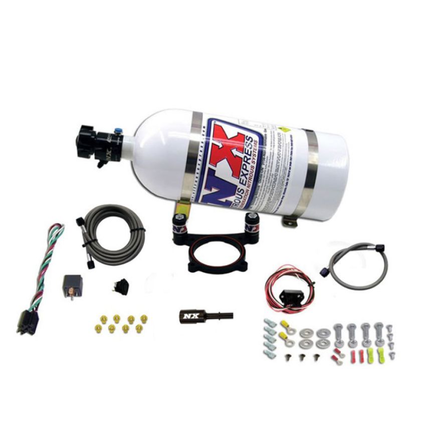 Nitrous Express 20948-10 5.0L Coyote and 7.3L Godzilla Plate System (50-200HP) WITH 10LB BOTTLE
