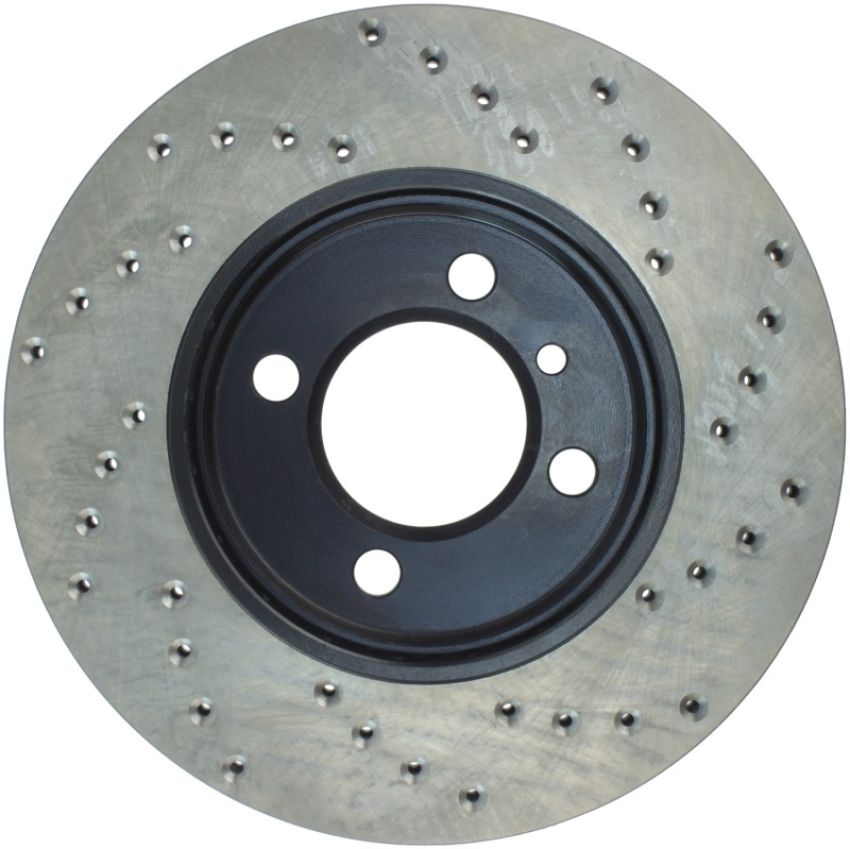 Stoptech 128.34018R Drilled Sport Brake Rotor