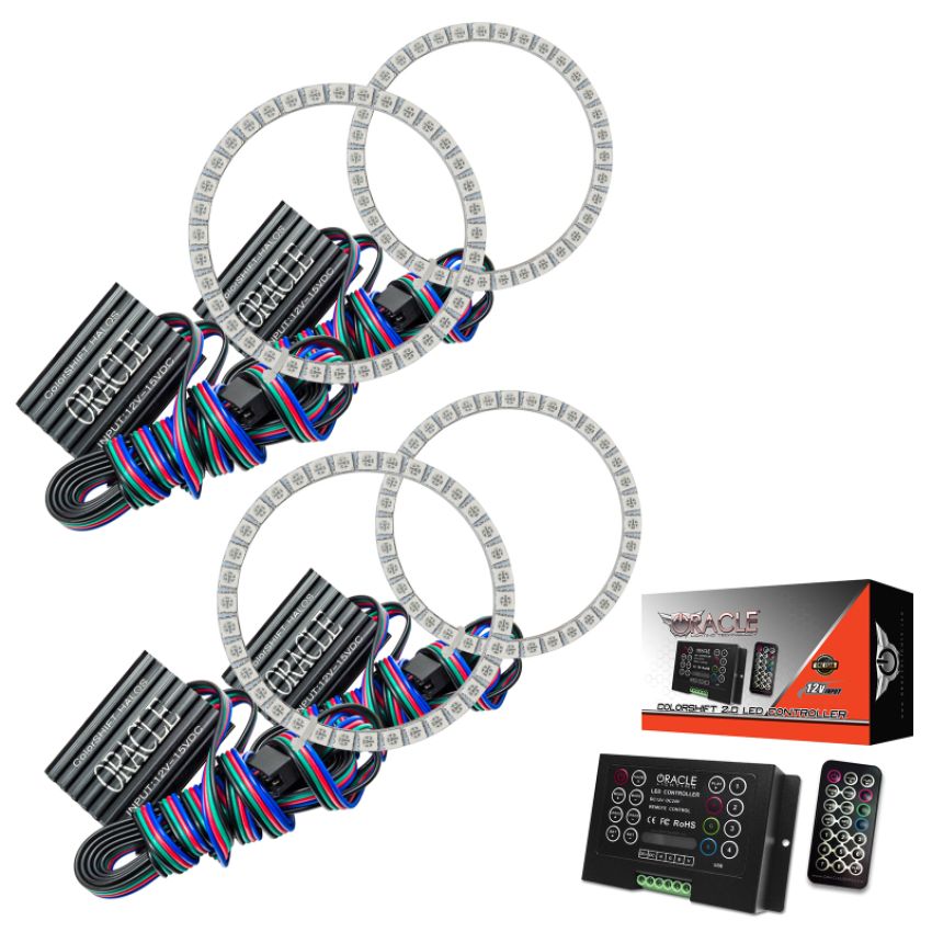 Oracle Lighting 2438-333 ColorSHIFT(tm) Halo Kit, ColorSHIFT(tm) 2.0
