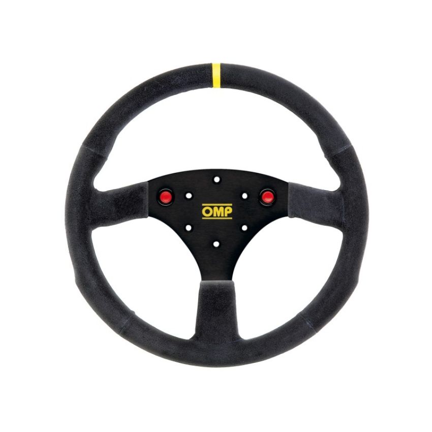 OMP RACING, INC. OMPOD0-2042-A01-071 320 SP Steering Wheel Black Grip Silver Center