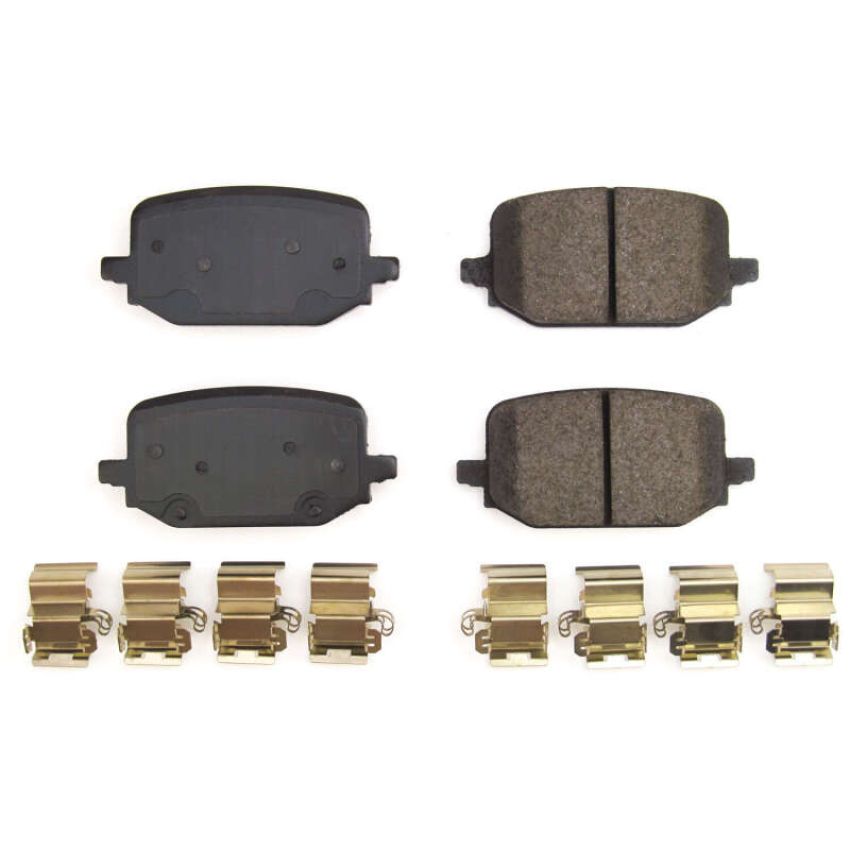 PowerStop 17-2232 PowerStop - Z17 Low-Dust Ceramic Brake Pads with Hardware