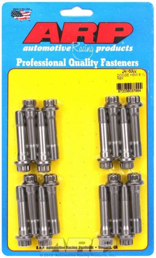 ARP ARP247-6302 Mopar Rod Bolt Kit - 6.1L Hemi