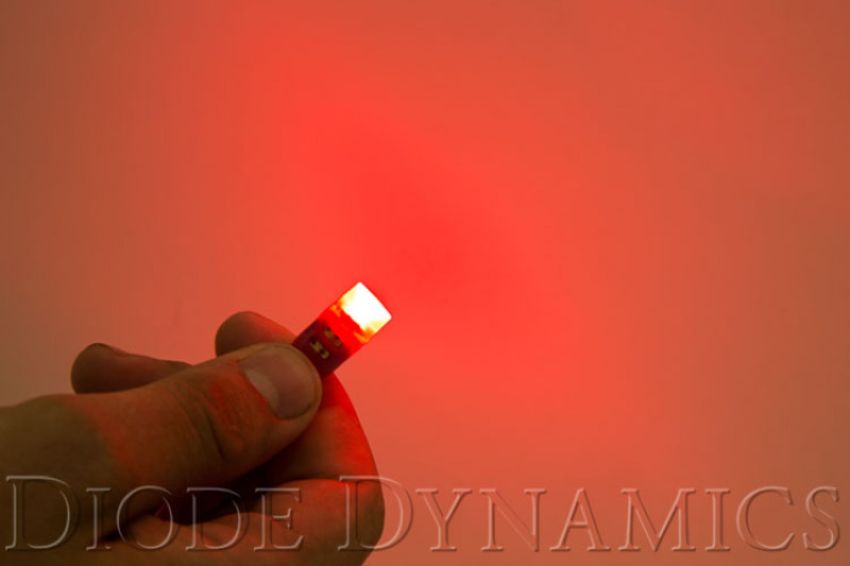 Diode Dynamics DD0030F 194 LED Bulb HP5 - Red (five)