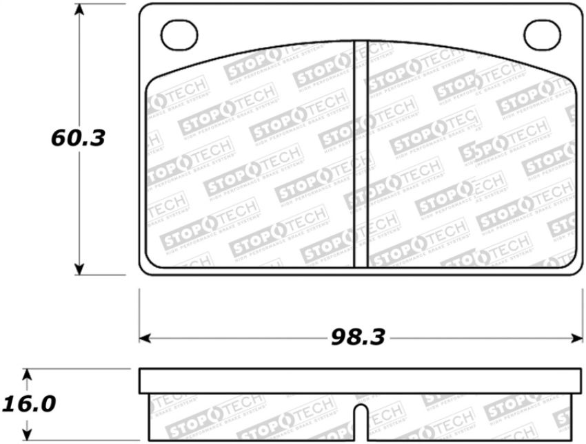 Stoptech 308.00430 Street Brake Pads