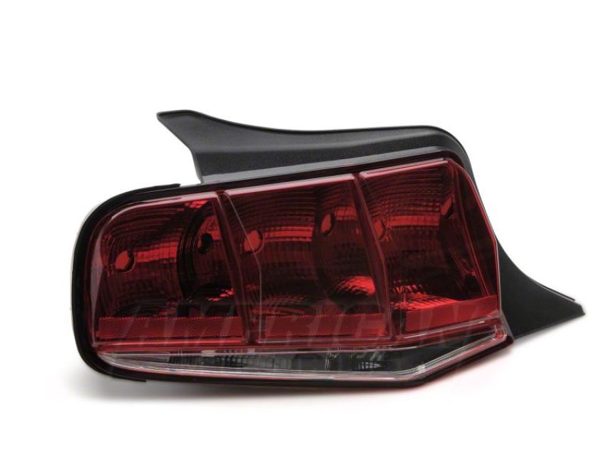 Raxiom 49145 10-12 Ford Mustang Aero Tail Lights- Blk Housing (Smoked Lens)
