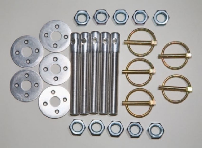 FIVESTAR FIV803 Hood Pin Kit 1/2in Alum