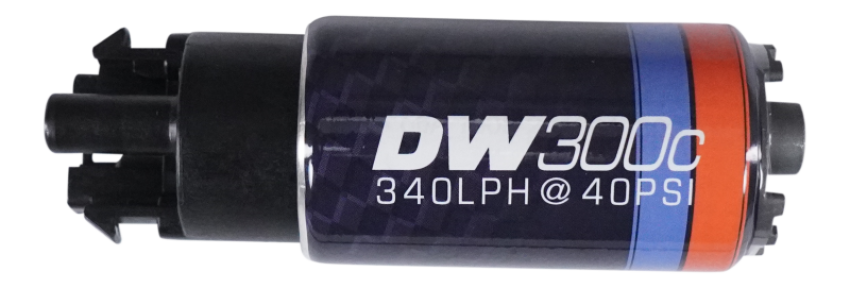 DeatschWerks 340lph DW300C Compact Fuel Pump w/ Mounting Clips