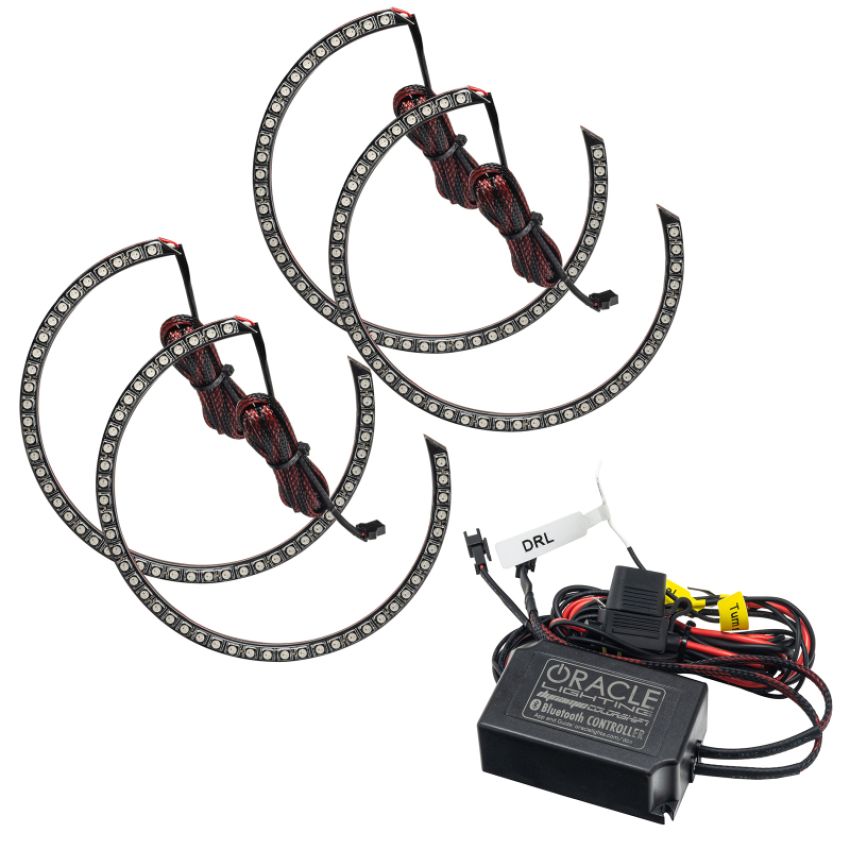 Oracle Lighting 3990-332 Dynamic ColorSHIFT(tm) Headlight Halo Kit - Surface Mount