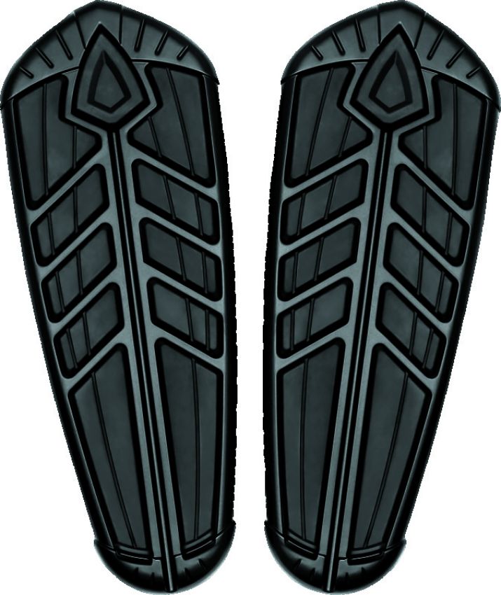 Kuryakyn 5651 Spear Driver Floorboard Inserts Satin Black