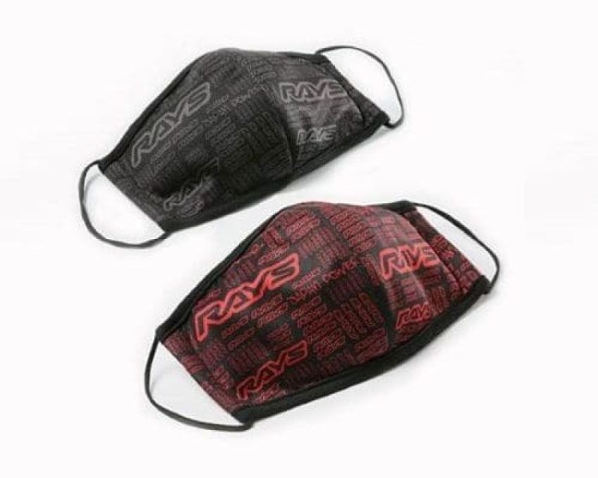 Rays WRAYSMASK20 Face Mask Red & Gray (Pair)