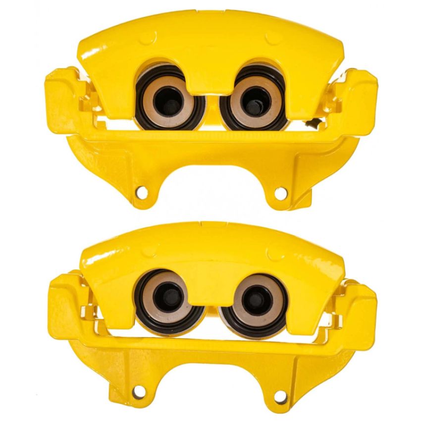 PowerStop S5016YLW Yellow Powder Coated Calipers