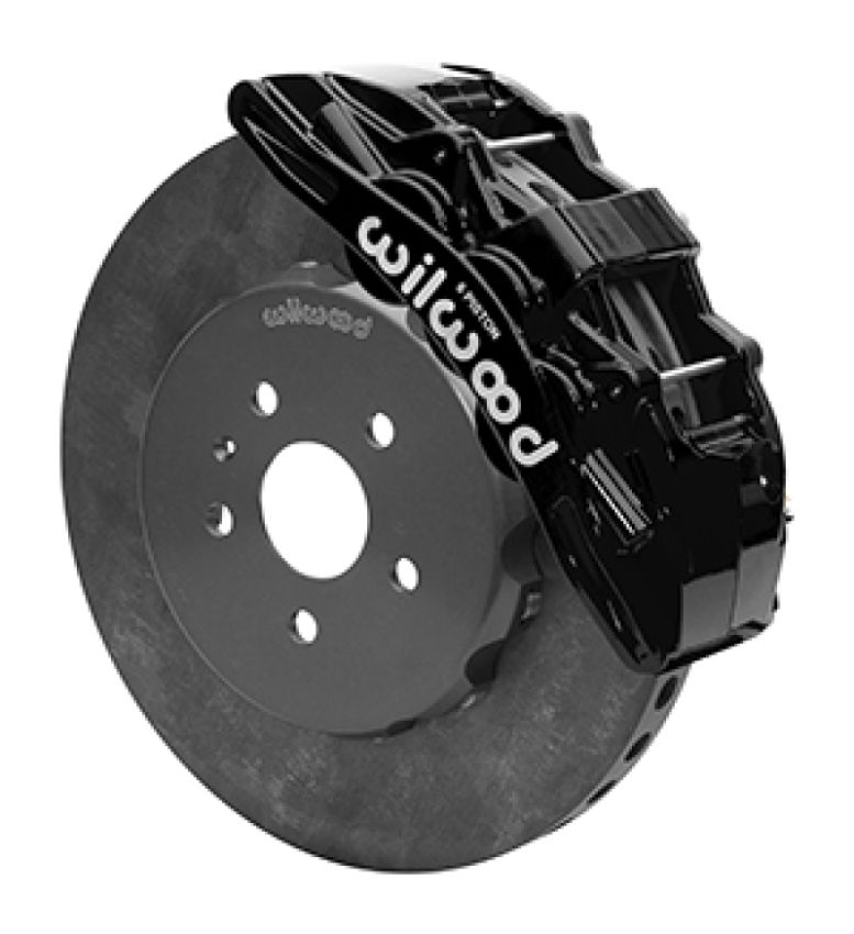 Wilwood 140-15434-CSIC SX6R WCCB Carbon-Ceramic 10-14 Chevy Camaro Front Big Brake Kit - Black