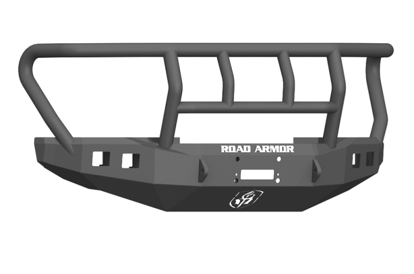 Road Armor 61742B 17-20 Ford F-250 Stealth Wide Fender Front Winch Bumper w/Titan II Guard - Tex Blk