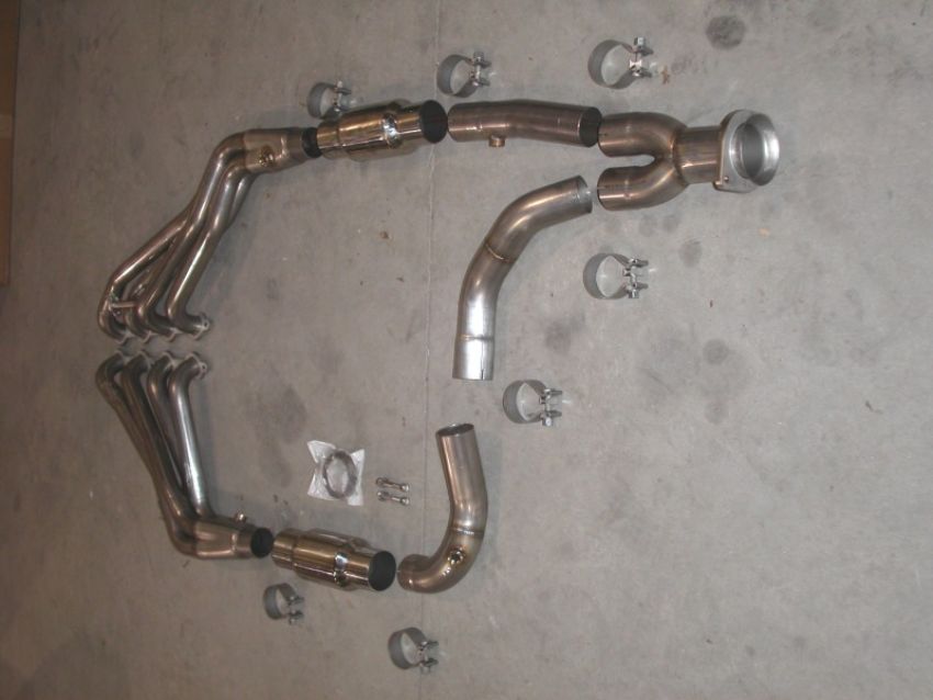 Stainless Works CT99022WD Chevy/GMC Truck 1999-02 Headers 2WD with Converters