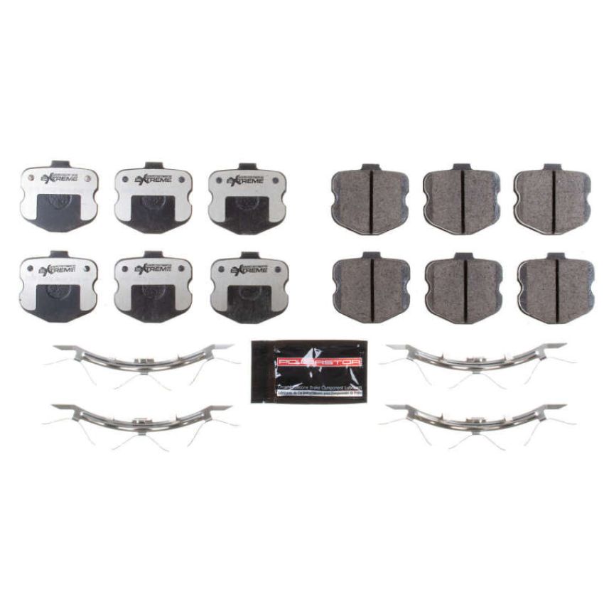 PowerStop Z26-1185F PowerStop - Z26 Performance Carbon-Fiber Ceramic Brake Pads with Hardware Kit
