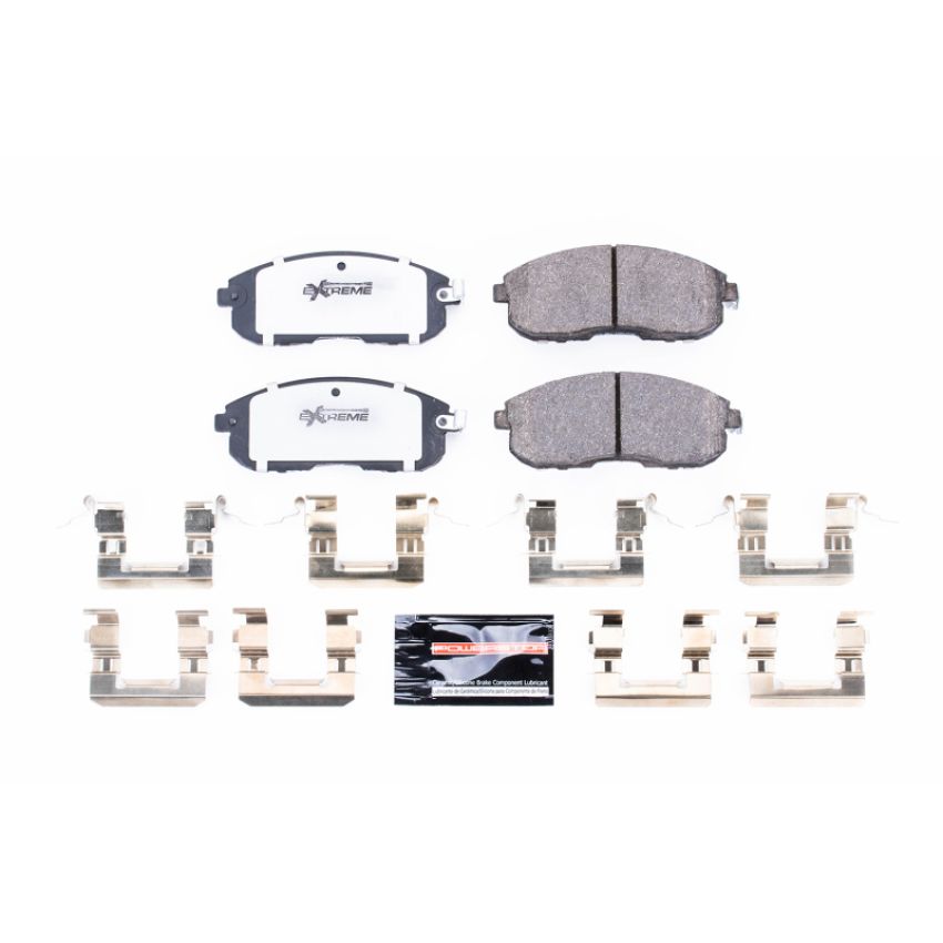 PowerStop Z26-815A PowerStop - Z26 Performance Carbon-Fiber Ceramic Brake Pads with Hardware Kit