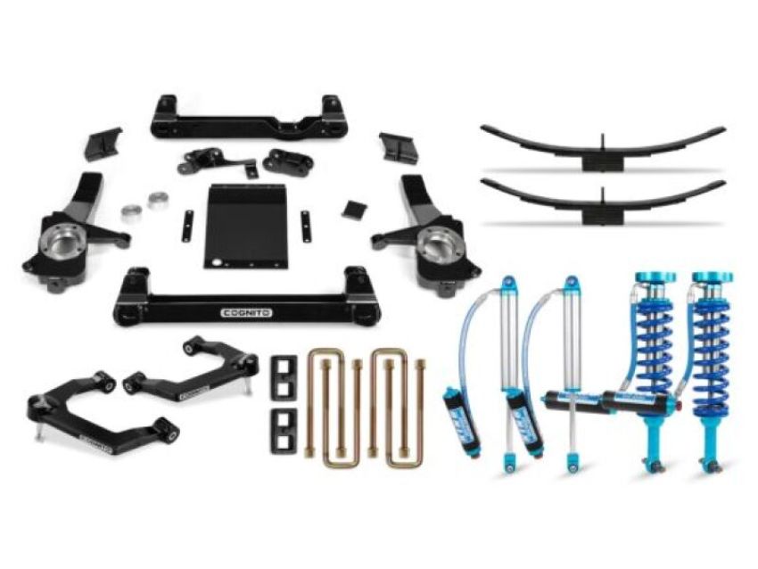 Cognito 510-P0955 19-24 Chevy/GMC Silv/Sierra 1500 2WD/4WD 6in Elite Lift Kit w/ King 2.5 Remote RR Shocks
