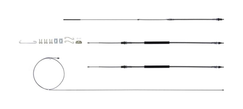 RIGHT STUFF DETAILING RSDRSBCC03 68-72 Chevelle Brake Cable Set w/Hardware