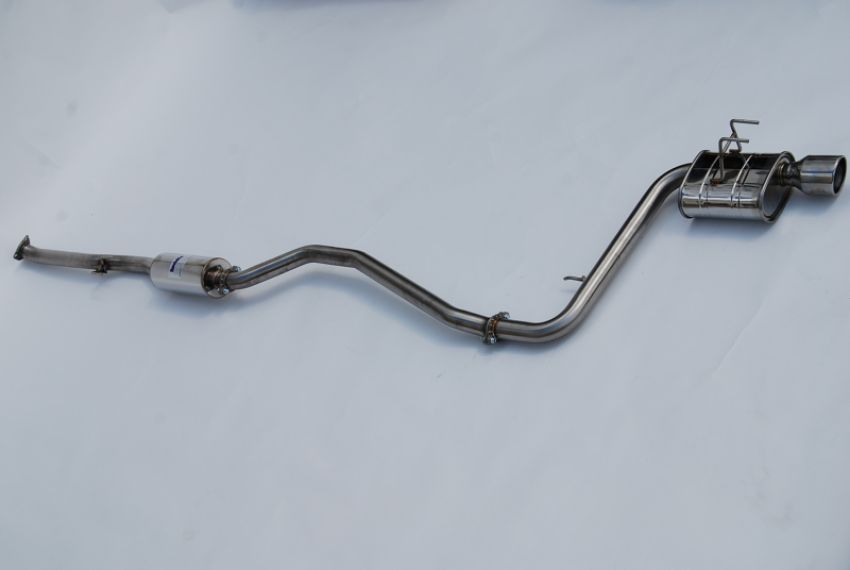 Invidia HS22HC6Q31RSL 2022+ Honda Civic Sport (2.0N/A) 60mm Q300 Cat Back Exhaust - Rolled SS Tips