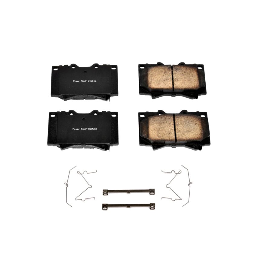 PowerStop 17-772 PowerStop - Z17 Low-Dust Ceramic Brake Pads with Hardware