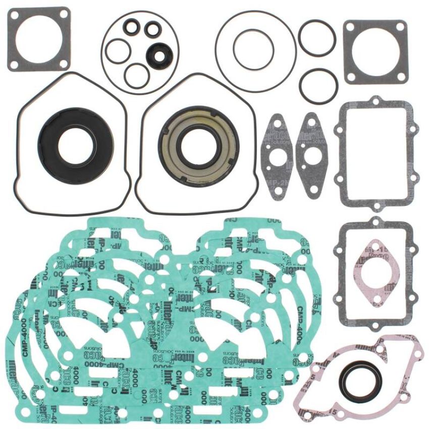 Vertex Pistons 711258 Vertex Gaskets 06-07 Ski-Doo MX Z 440 Racing LC Complete Gasket Kit w/ Oil Seals